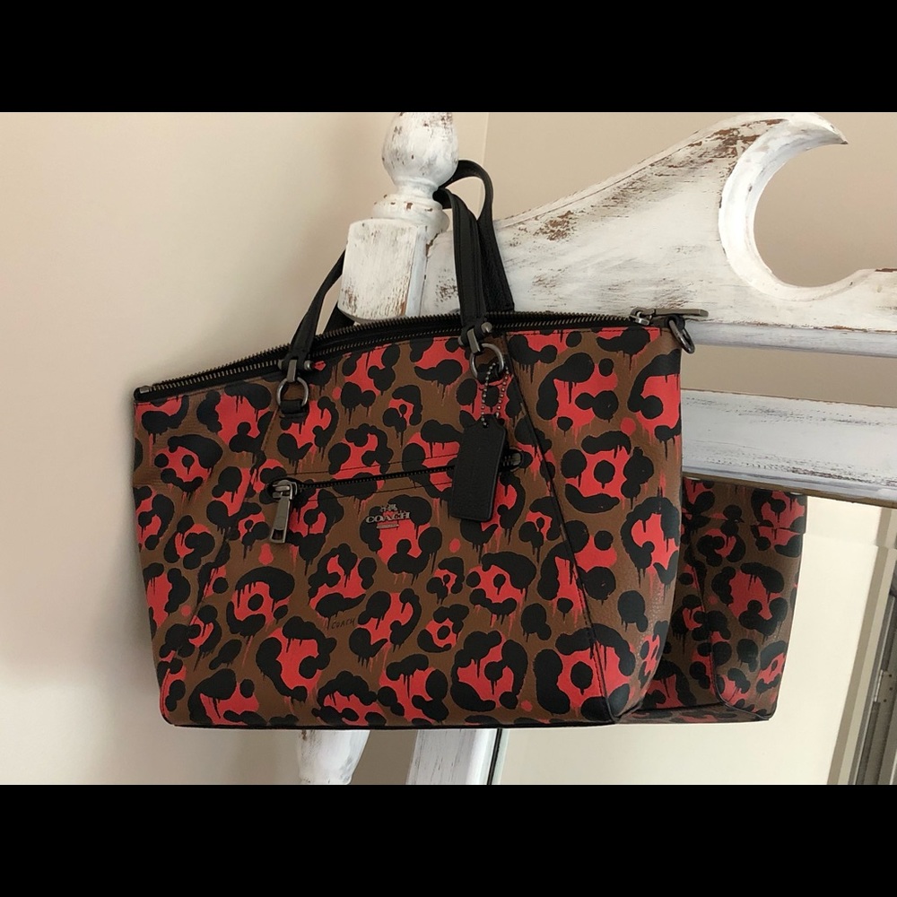 COACH Prairie in Print Satchel